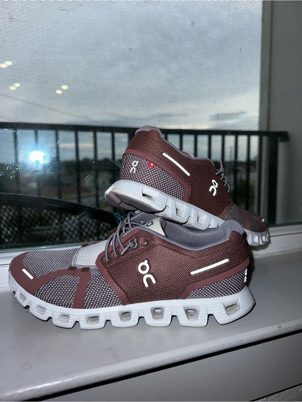 On Running Men's Sneakers in Brown and Gray